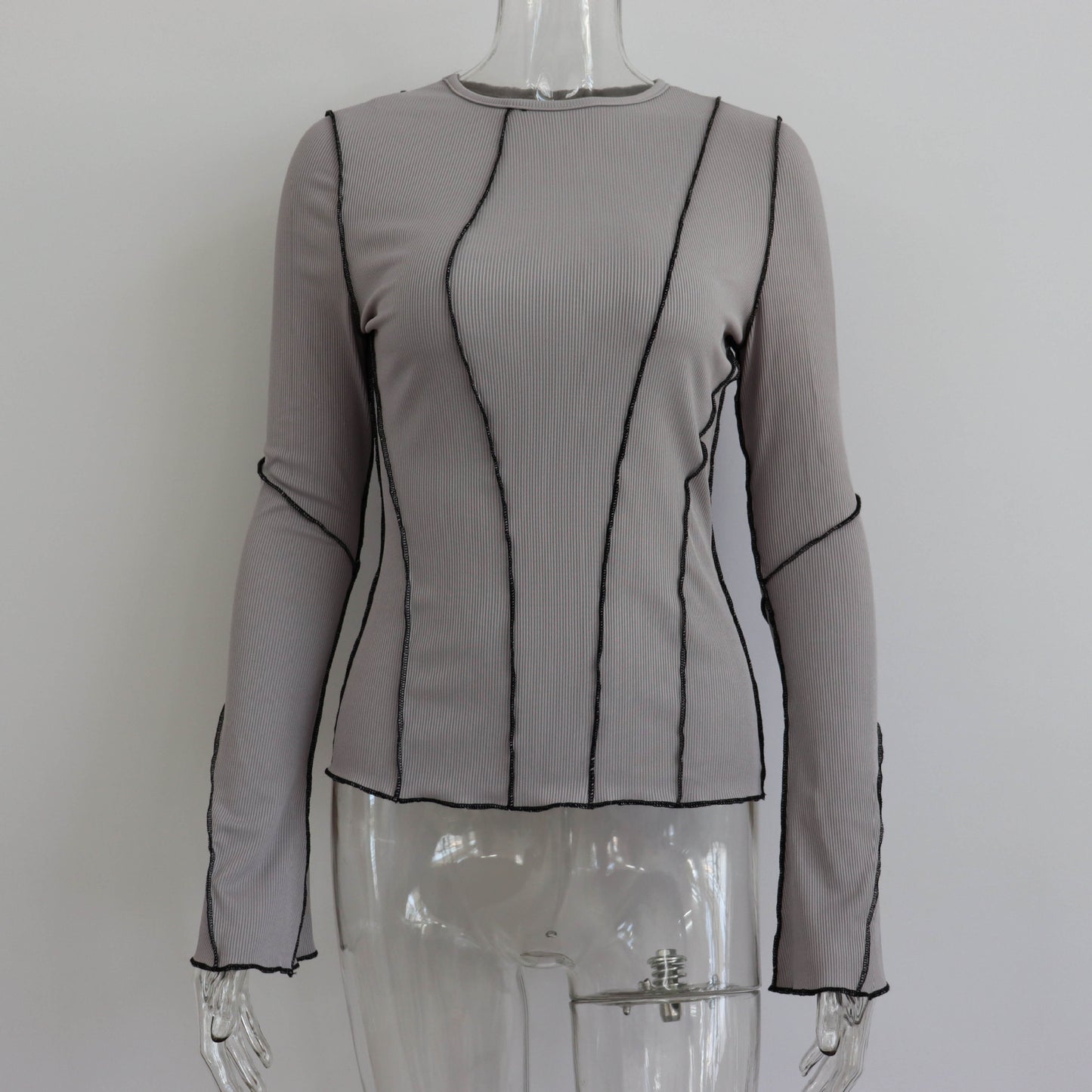 Flare Sleeve Pit Top Long Sleeve T-shirt