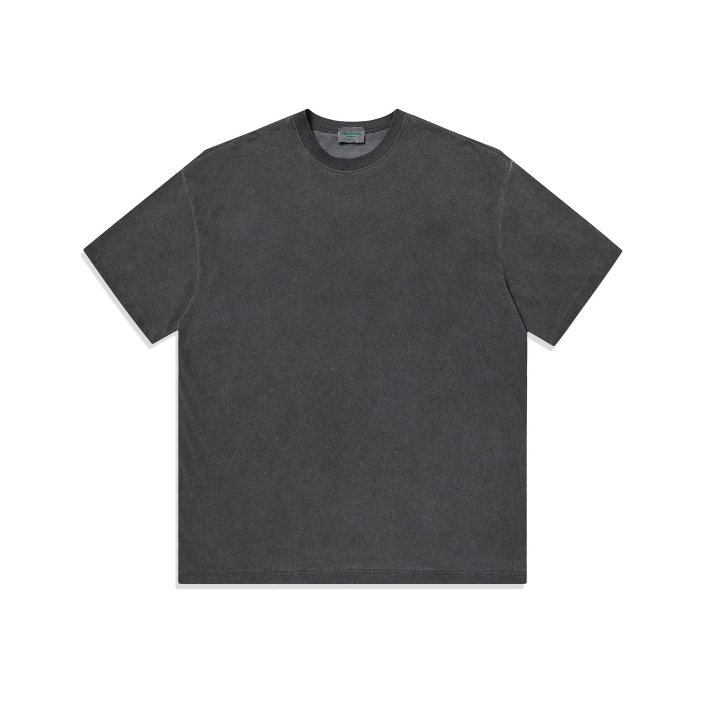 Heavy Dirty Washed Old Loose Double Yarn Cotton Short Sleeve