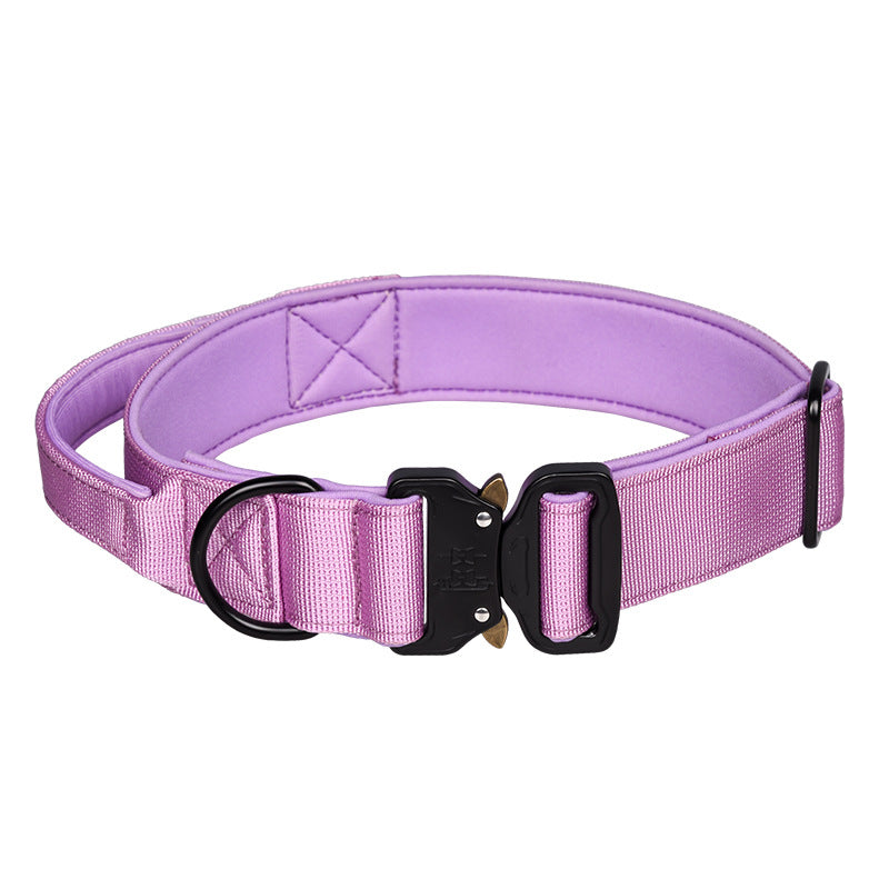 Tactical Collar Nylon Pet Release Buckle Outdoor Collar