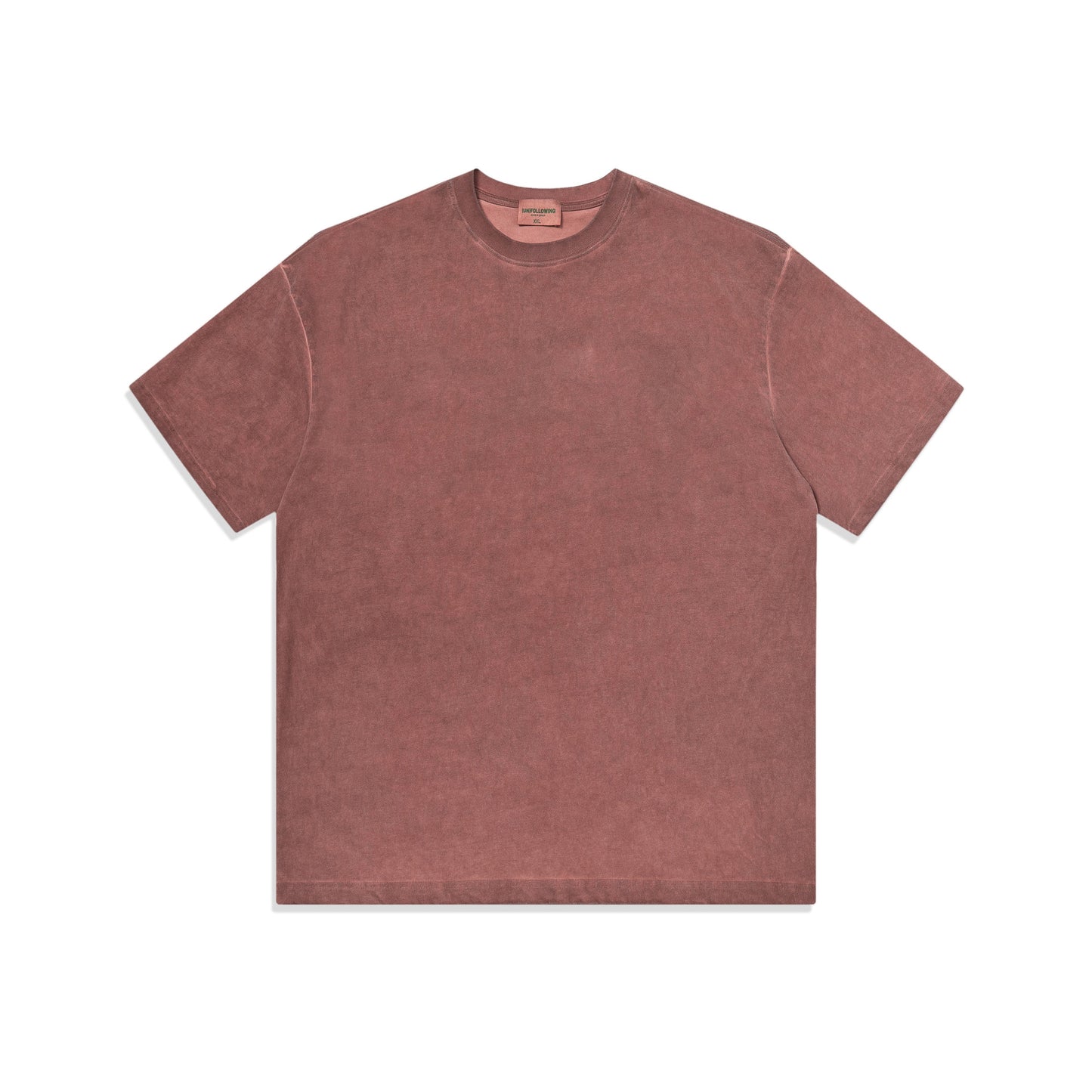 Heavy Dirty Washed Old Loose Double Yarn Cotton Short Sleeve