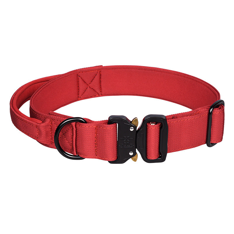 Tactical Collar Nylon Pet Release Buckle Outdoor Collar