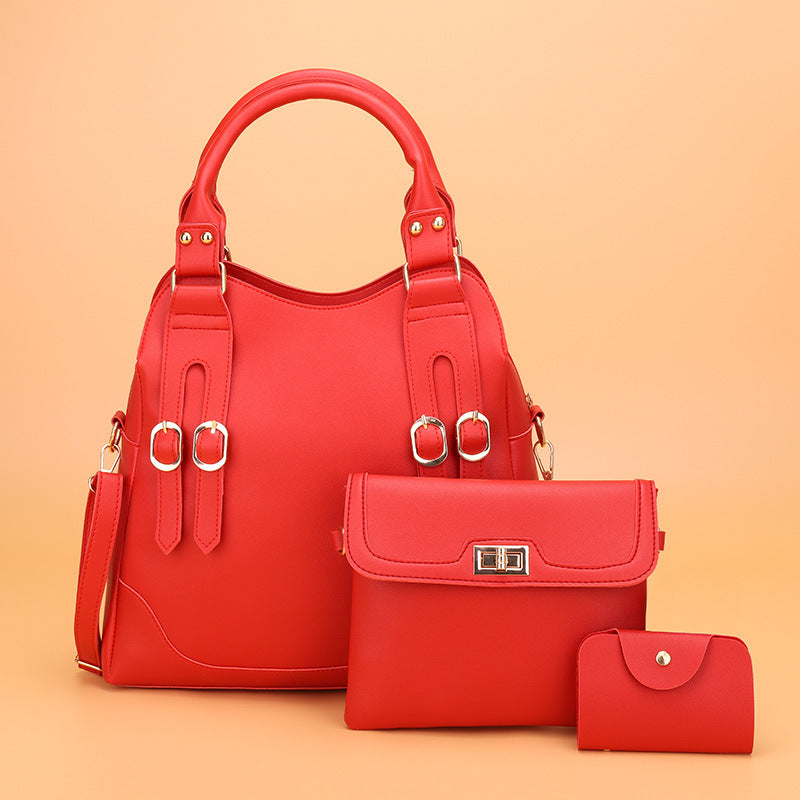New Fashion Belt Decorative Three-piece Bag