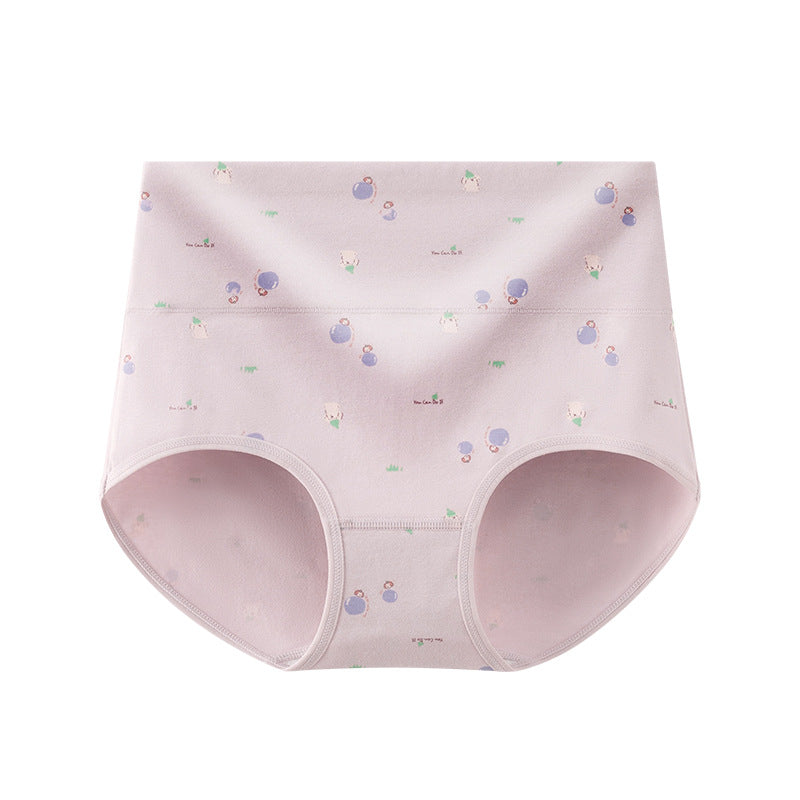 7A Antibacterial High Waist Belly Shaping Panties Cotton Hip Lifting