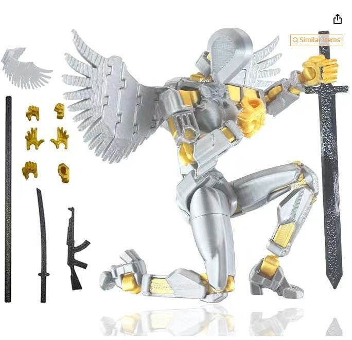 3D Printing Multi-movable Joint Doll Decoration