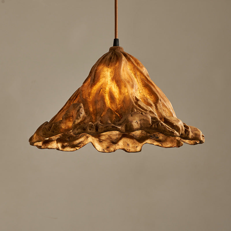 Lotus Leaf Retro Japanese Style Bed Head Restaurant Decoration Small Droplight
