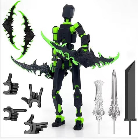 3D Printing Multi-movable Joint Doll Decoration