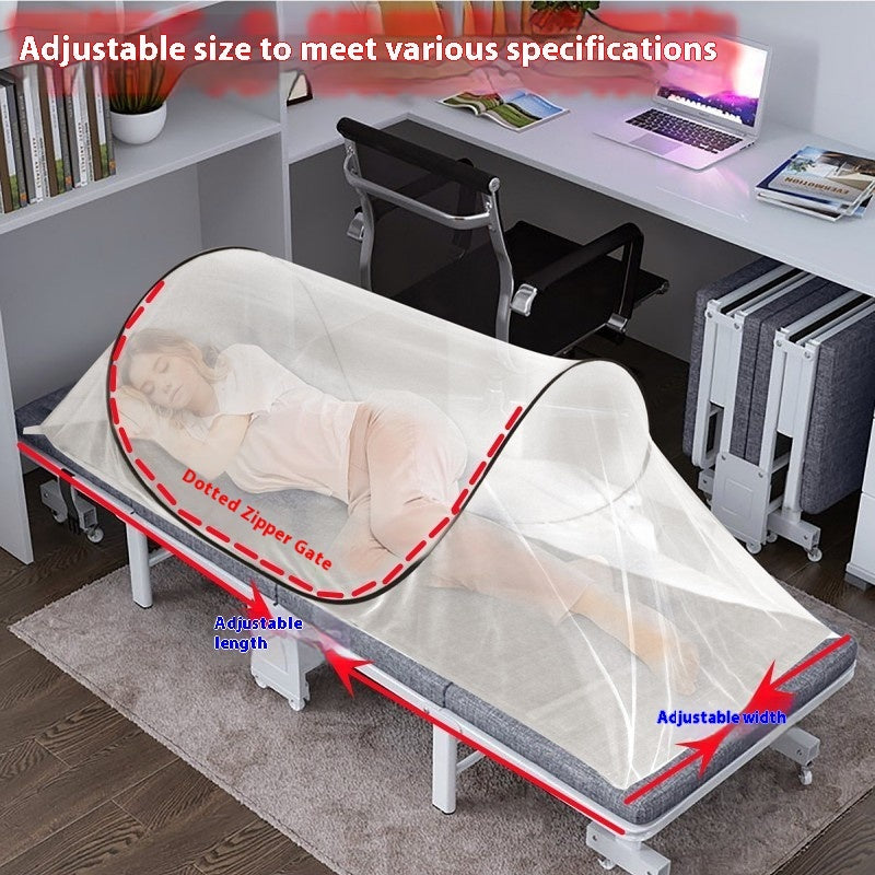 Installation-free Single Bed Student Dormitory Hotel Household Mosquito Net AuraRitmo