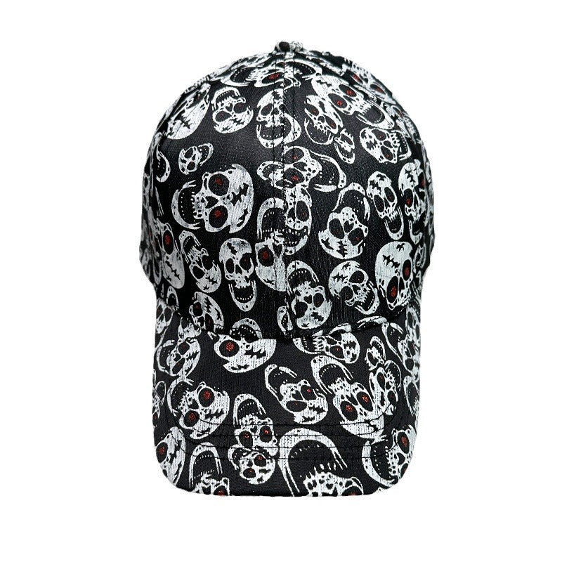 Graffiti Printing Letters Boat Anchor Skull Pattern Baseball Cap