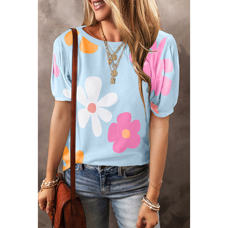 New Multi-color Round Neck Pullover For Women
