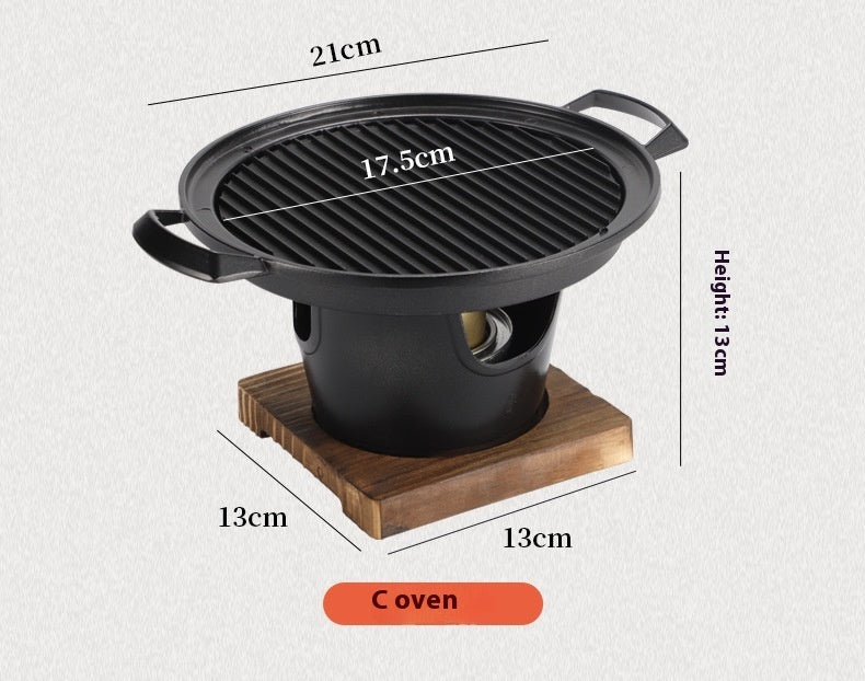 Barbecue Japanese For One Person Barbecue Stove Household Alcohol Stove Outdoor Mini Barbecue Oven Stove Carbon Barbecue Plate AuraRitmo
