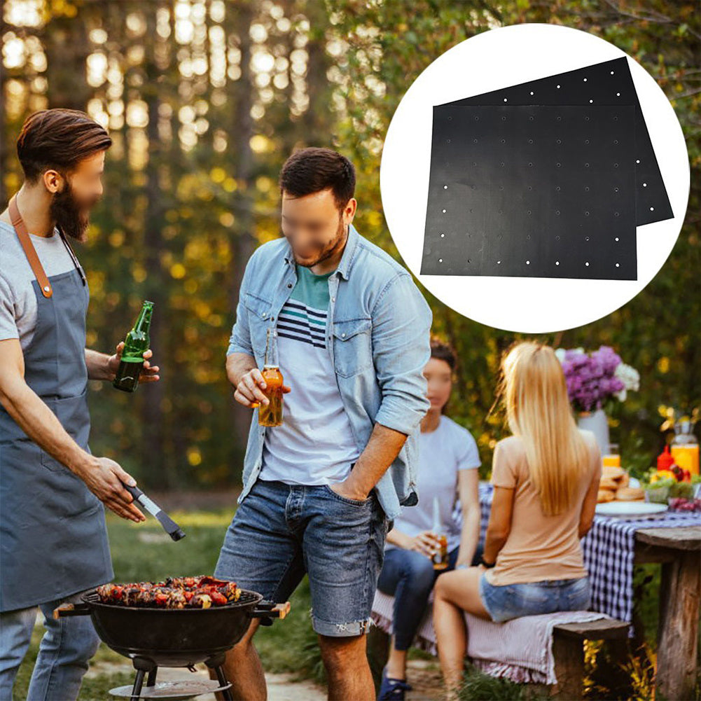 Thickened BBQ Non-stick Barbecue Mat Barbecue Mat Outdoor Barbecue Mat AuraRitmo