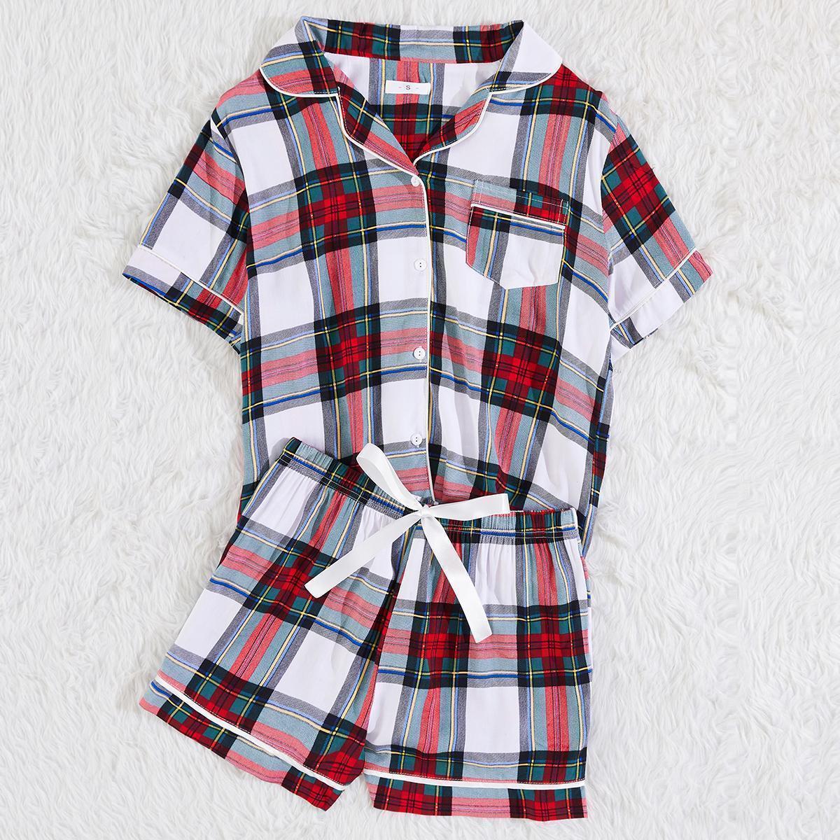 Fashion Shirt For Women Shorts Set