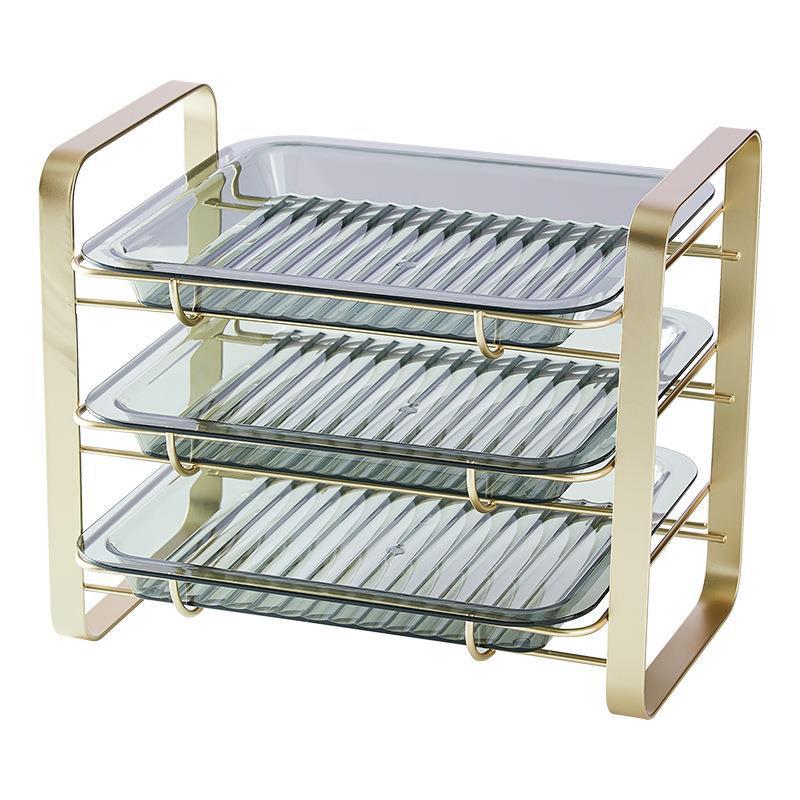 Home Light Luxury Iron Art Storage And Preparation Tray