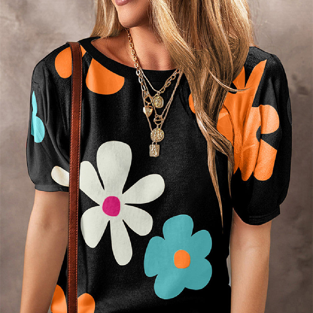 New Multi-color Round Neck Pullover For Women