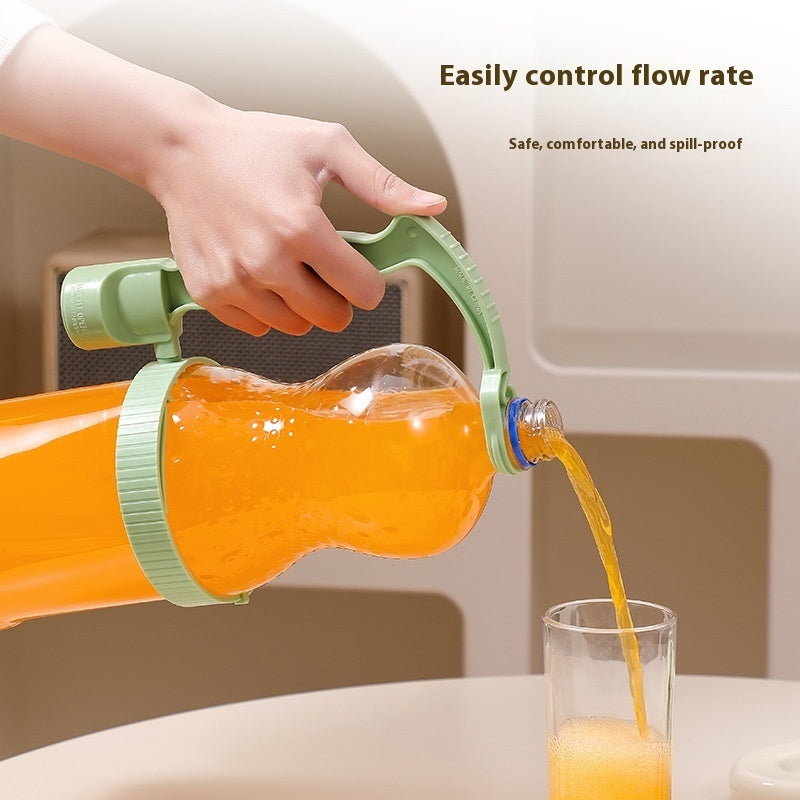 Beverage Bottle Inverted Cup Handle Non-slip Overflow Kitchen Gadgets AuraRitmo