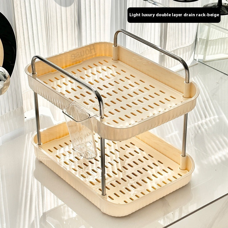 Kitchen Durable Large Capacity Storage Drain Rack