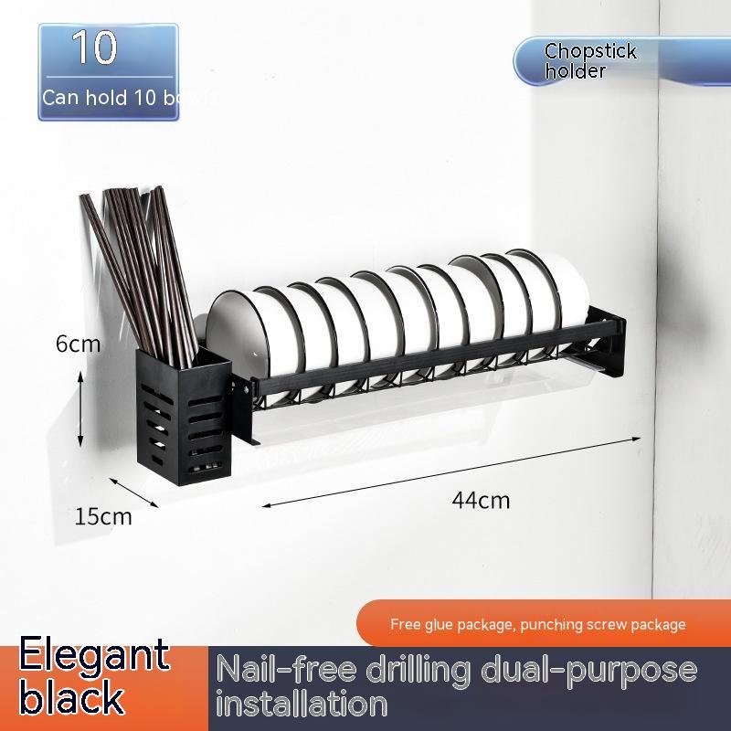 Punch-free Kitchen Wall-mounted Dish Rack