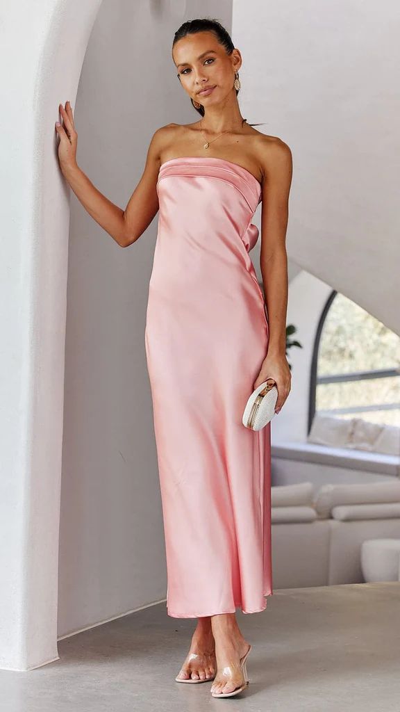 Spring And Summer New European And American Elegant Socialite Sleeveless Backless Tube Top Dress Women AuraRitmo