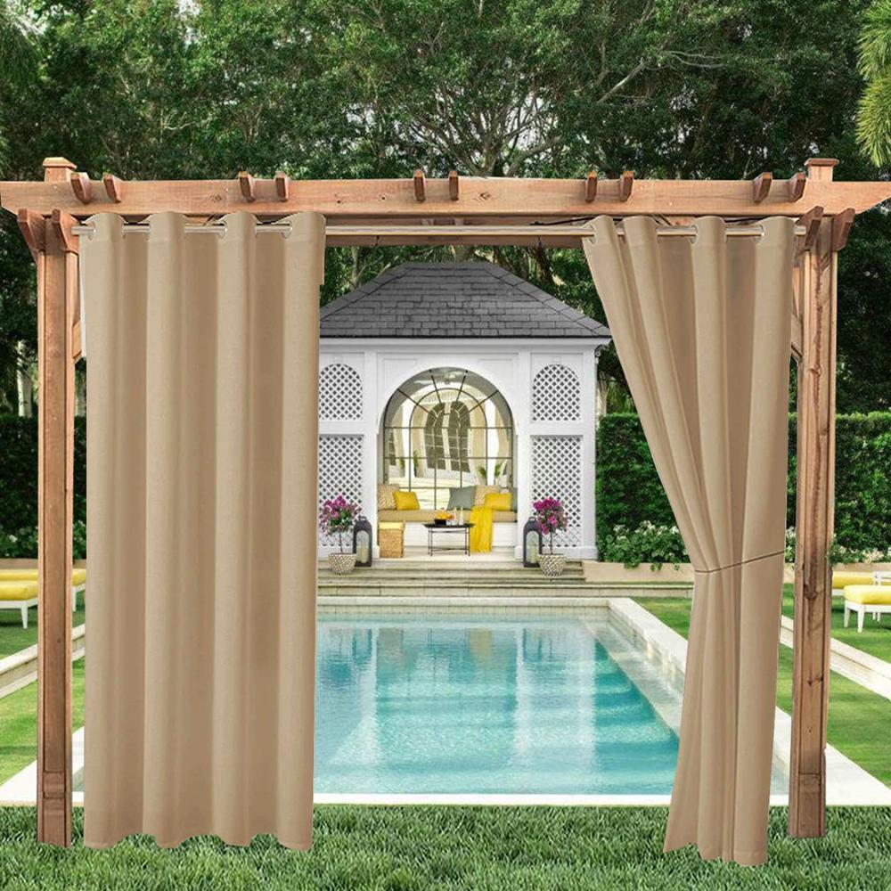Waterproof Outdoor Pavilion Terrace Curtain Finished Curtain