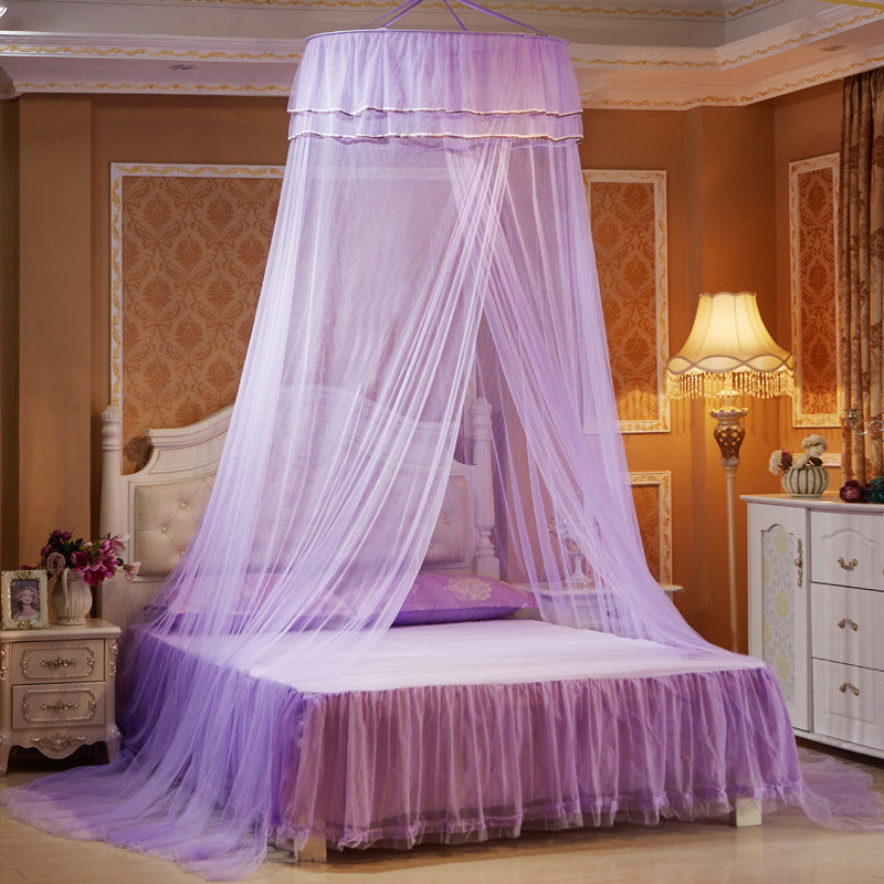Lace Princess Dome Floor Mosquito Net AuraRitmo