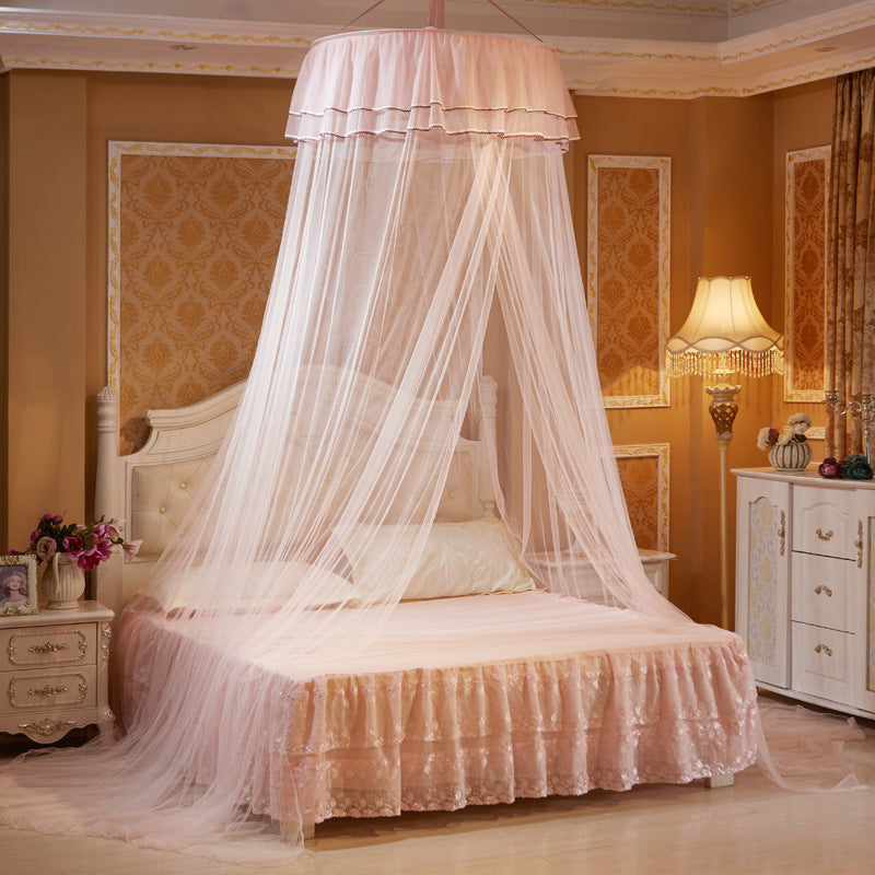 Lace Princess Dome Floor Mosquito Net AuraRitmo