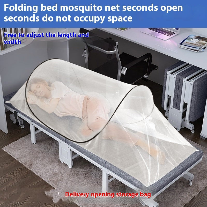Installation-free Single Bed Student Dormitory Hotel Household Mosquito Net AuraRitmo