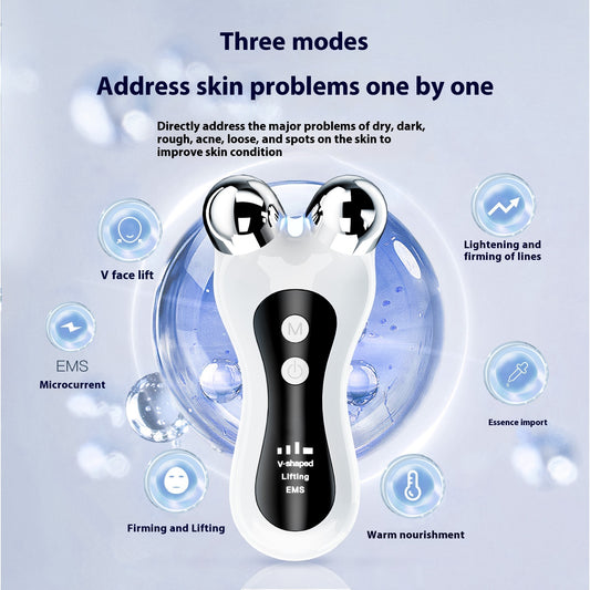 Micro Current Lifting Machine Face Beauty Import Instrument Household Facial Rejuvenation Roller Massager