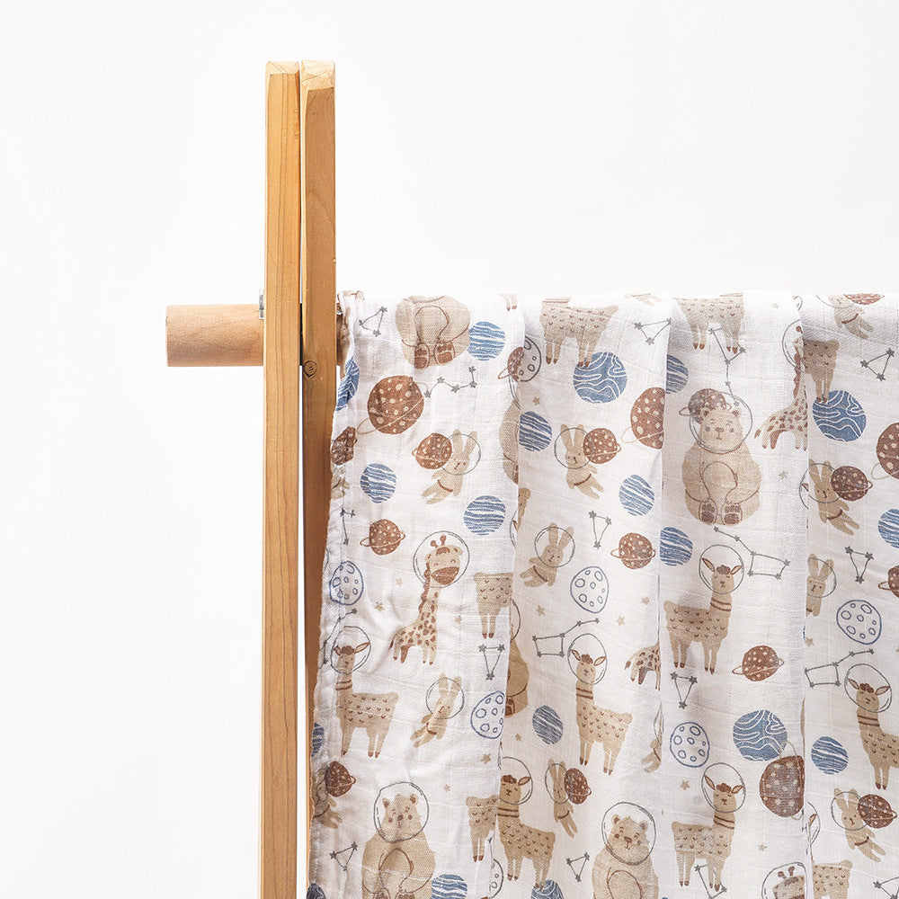 Summer Thin Newborn Baby Bamboo Cotton Baby Blanket