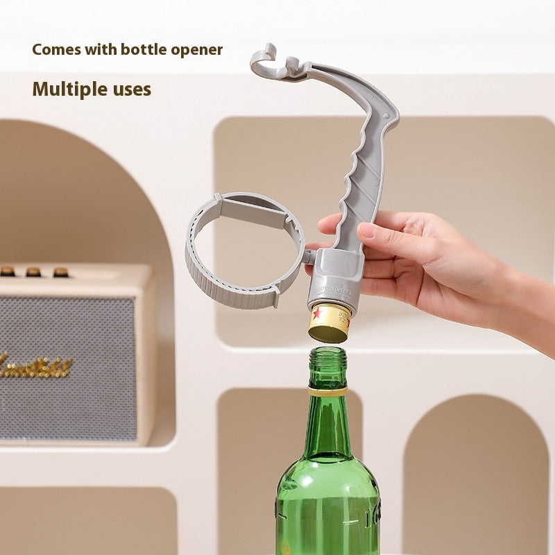Beverage Bottle Inverted Cup Handle Non-slip Overflow Kitchen Gadgets AuraRitmo