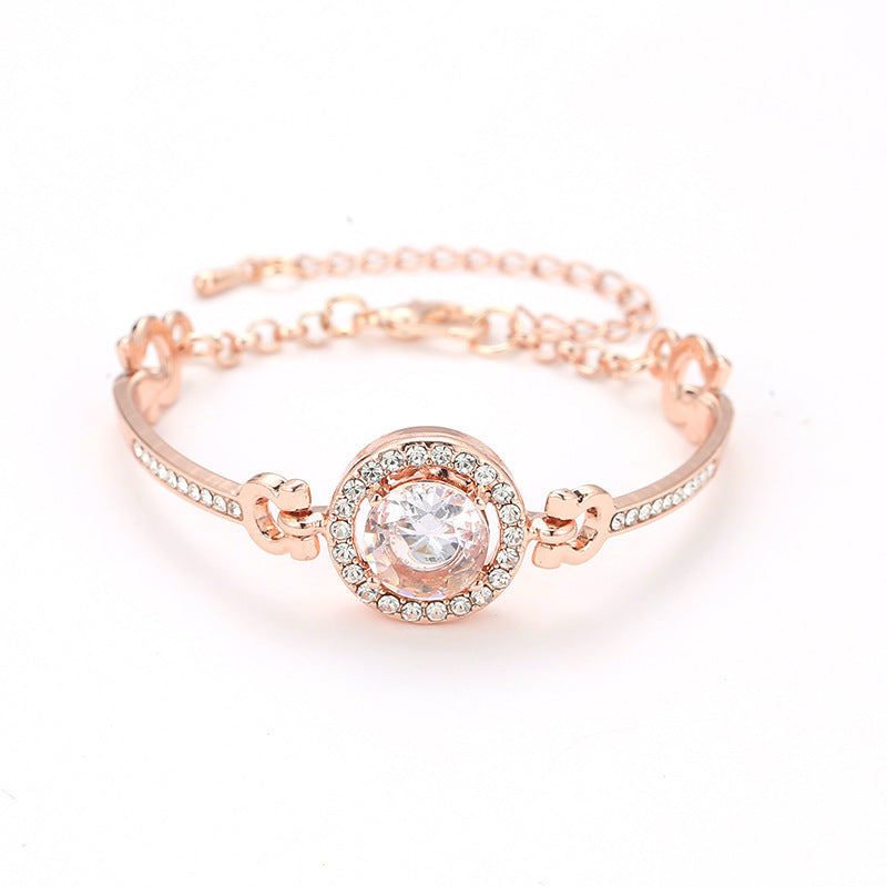 Square Watch Rhinestone Women's Gift set