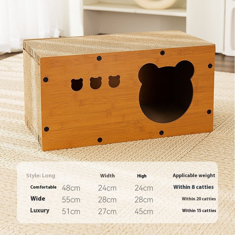 Durable And Comfortable Cat Scratch Board That Does Not Shed Debris