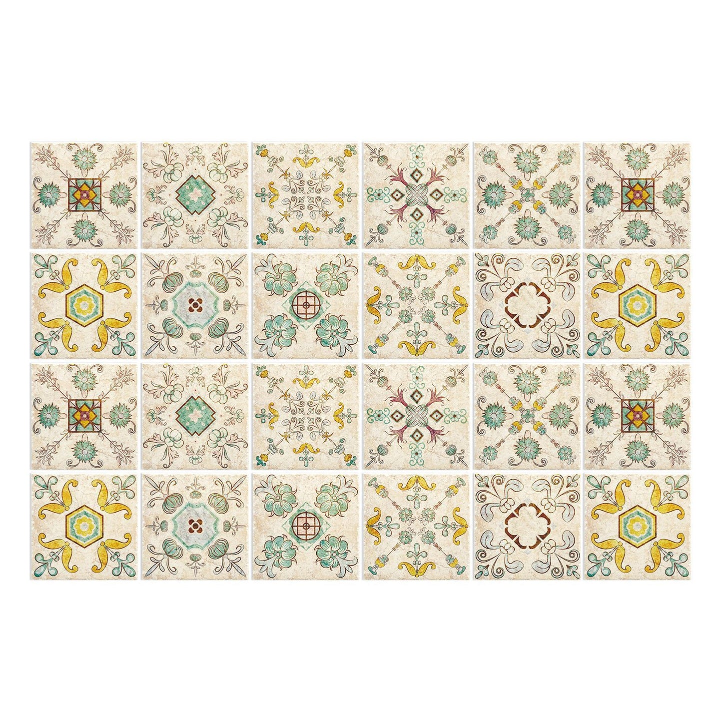 Art Tile Self-adhesive 3D Wall Sticker Kitchen Wallpaper