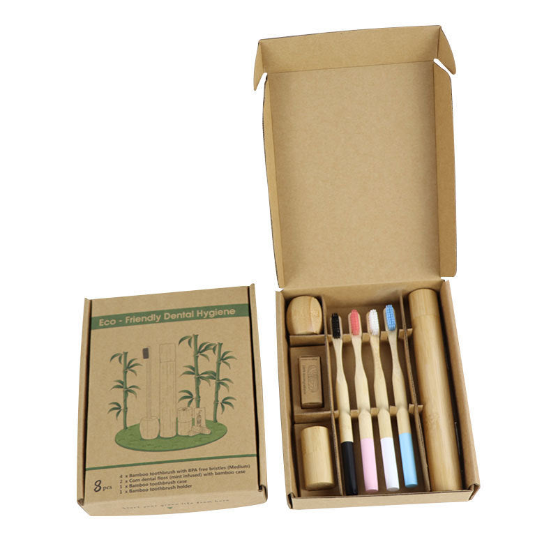 Dental Floss And Toothbrush Base Replacement Gift Box Set