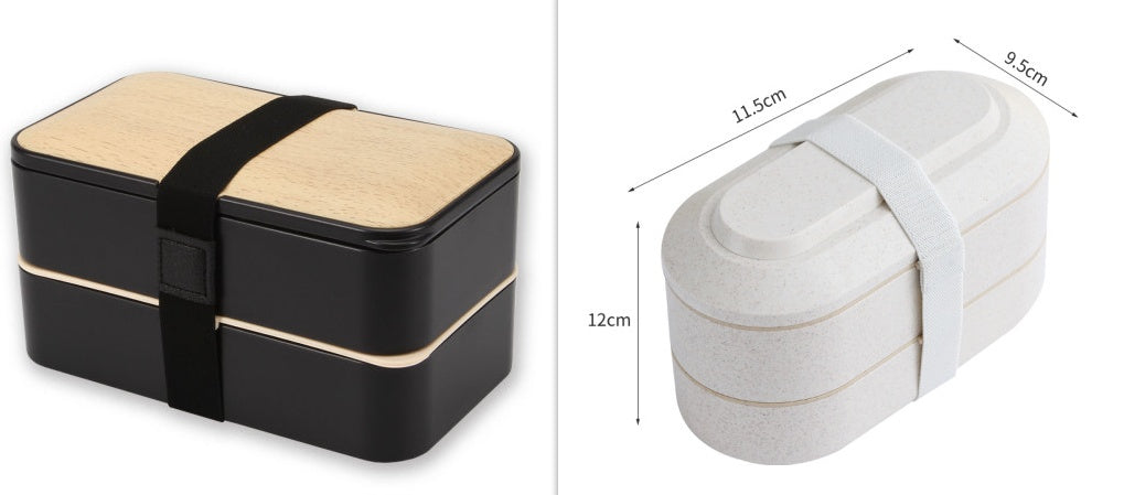 Double-Layer Insulated Lunch Box Lunch Box Student Lunch Box