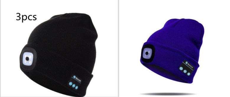 Bluetooth LED Hat Wireless Smart Headset Headphone