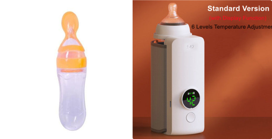 Portable Wireless Rechargeable Baby Bottle Warmer USB Charging And Heating Bag Portable Constant Temperature Milk Warmer Universal Bottle Insulation Sleeve AuraRitmo