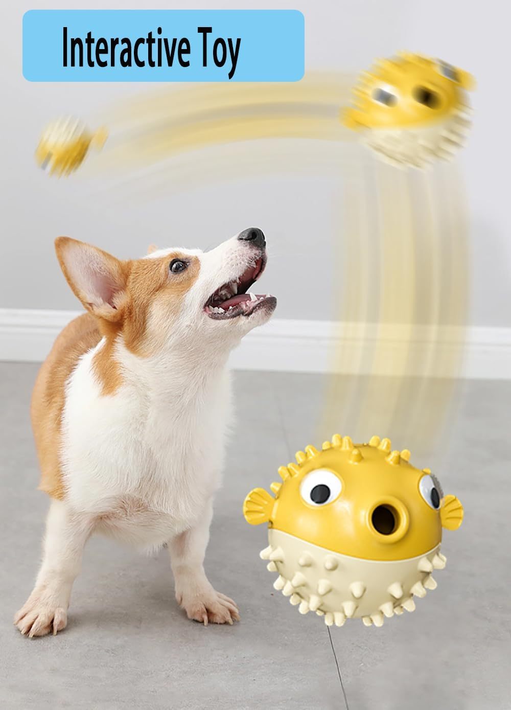 Interactive Dog Toys For Treat Dispensing Dog Chew Toys For Medium And Large Dogs Educational Dog Toy
