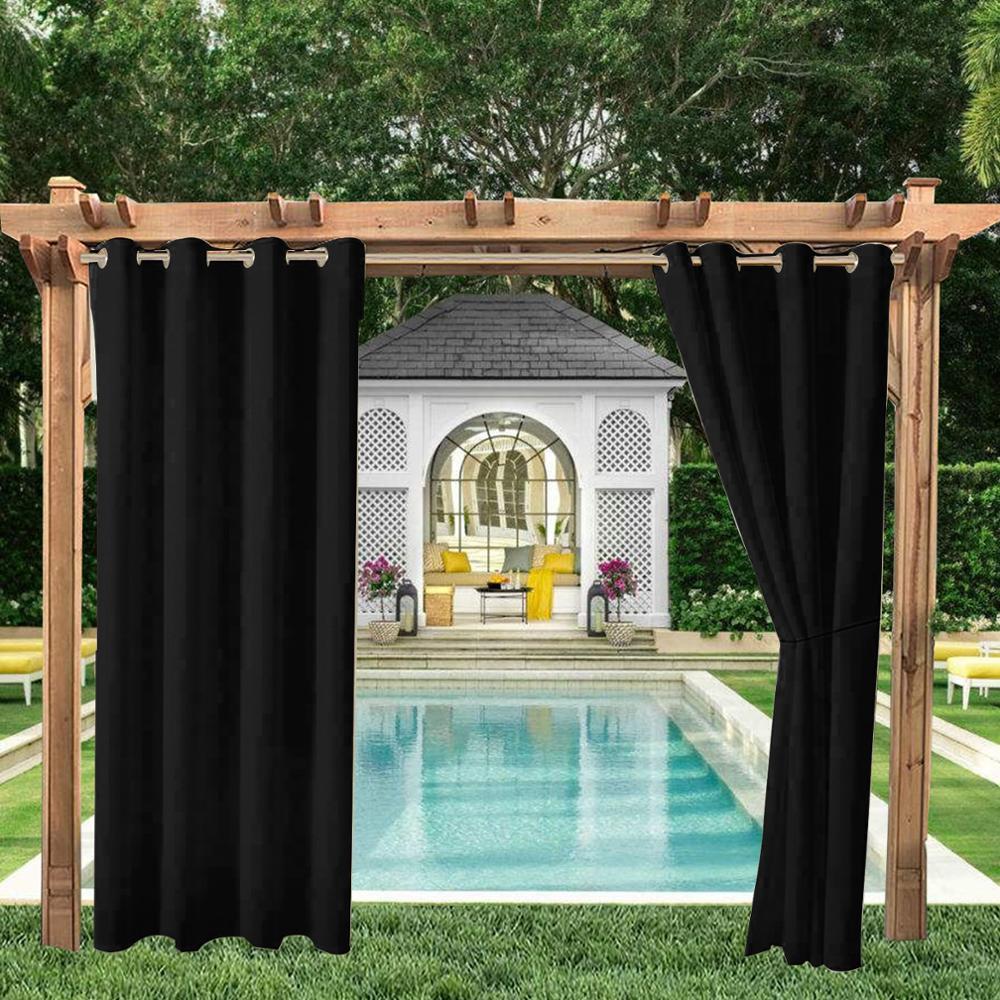 Waterproof Outdoor Pavilion Terrace Curtain Finished Curtain