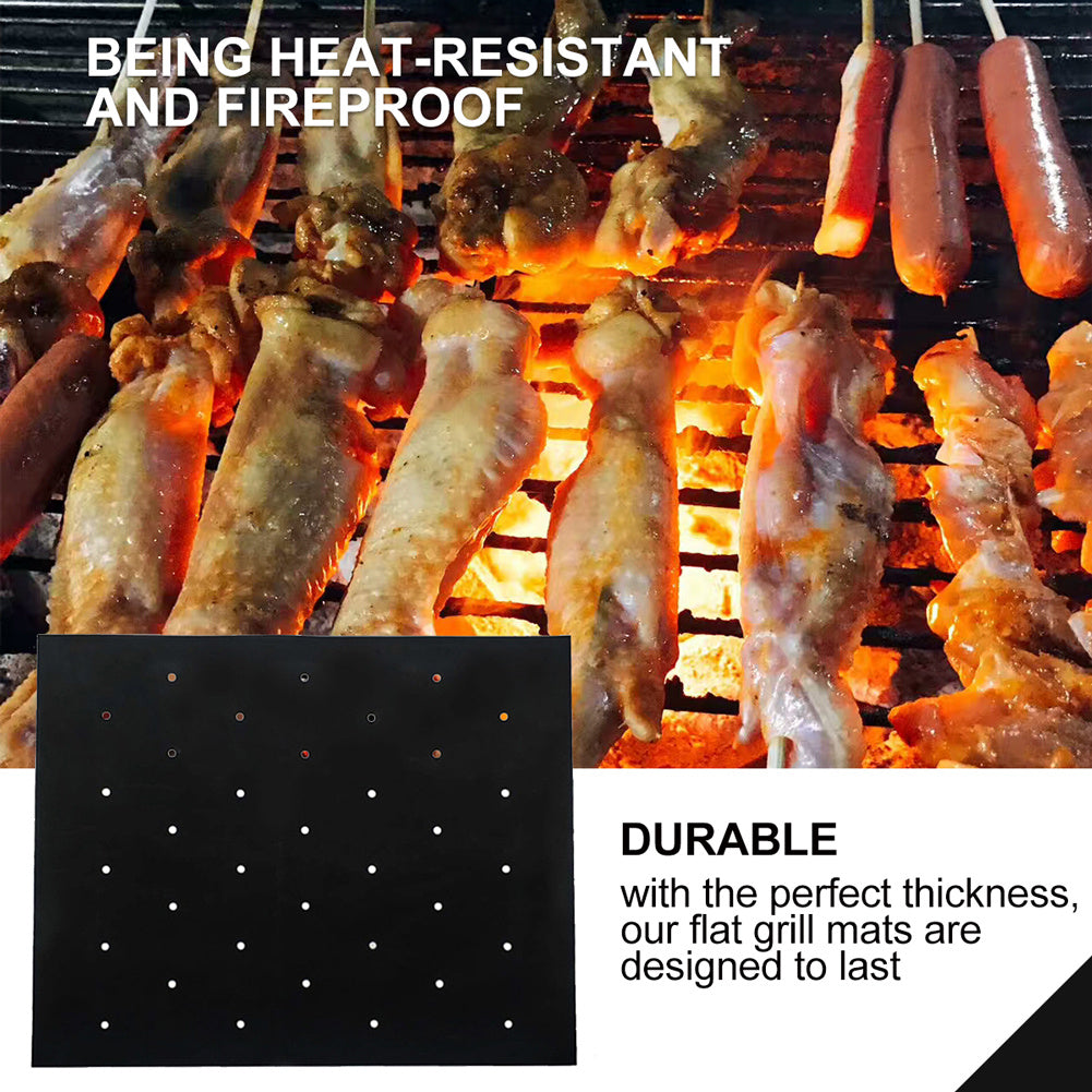 Thickened BBQ Non-stick Barbecue Mat Barbecue Mat Outdoor Barbecue Mat AuraRitmo