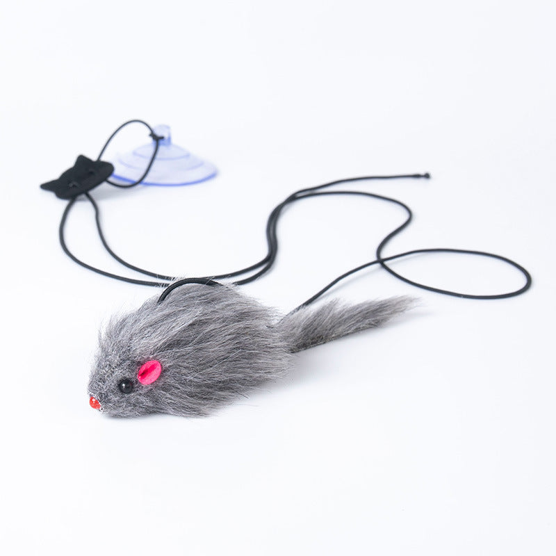 Interactive Cat Feather Toys Retractable Teaser Toy Hanging Interactive Toys For Indoor Cats Kitten Play Chase Exercise Kitten Mental Exercise Toys