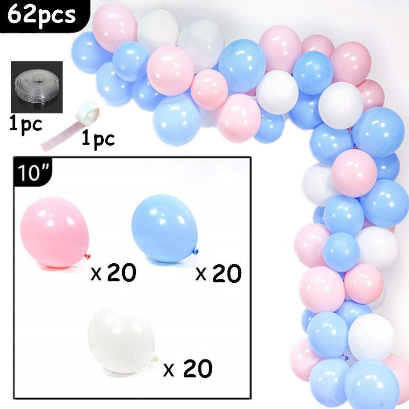 Irregular Balloon Chain Package Birthday Party Decoration 10 Inch Macaron Balloon Supplies